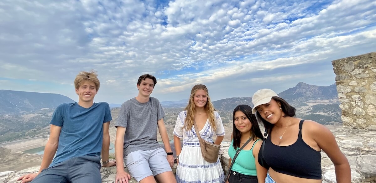 Spending a hiking day through the Iberian landscape
